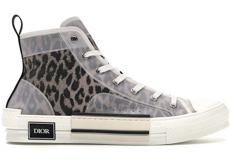 Dior B23 High Top Brown Leopard Men's 